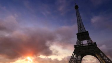 Paris timelapse Eyfel Kulesi ile