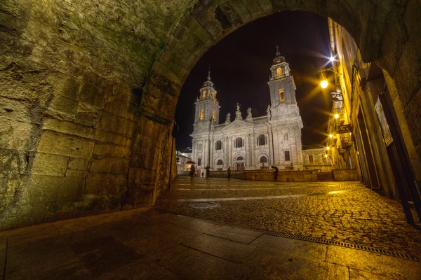 Romanische Kathedrale von Lugo — Stockfoto