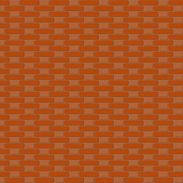Kırmızı brickwall arka plan - vektör çizim. Flaman bond.