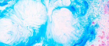 Soyut mürekkep tasarımı şablonu karışık doku arkaplanı. Mavi soyut doku. Çok renkli sıvı mermer deseni. Sıvı Sanat