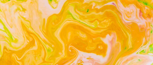 Sıvı Sanat Soyut Bulanık Arkaplan Rengi Hint Desenli Canlı Sarı — Stok fotoğraf