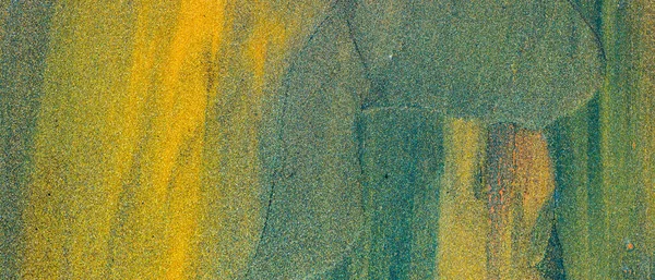 Abstraktní Zlatozelené Pozadí Třpytu Zelená Oranžová Třpytivá Textura Prázdninová Jiskra — Stock fotografie