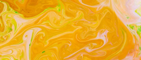 Sıvı Sanat Soyut Bulanık Arkaplan Rengi Hint Desenli Canlı Sarı — Stok fotoğraf