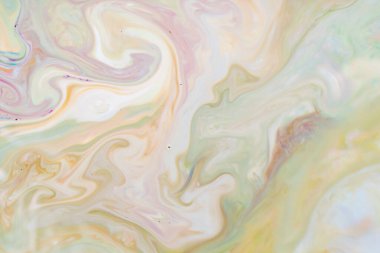 Sıvı sanat dokusu. Soyut karıştırıcı boya efektli bir arka plan. Soyut çok renkli mermer desen arkaplanı