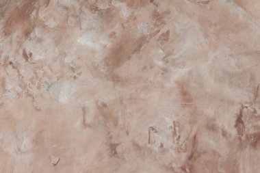 Eskimiş boya ve kırsal yüzey detaylarıyla bej eskimiş beton duvar dokusu