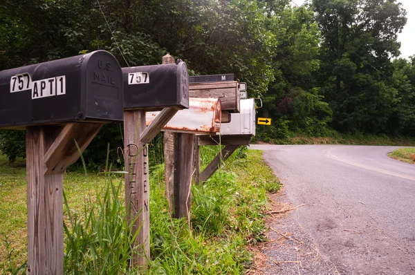 Caixas de correio rural PA — Fotografia de Stock