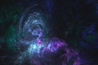 Soyut fraktal arka plan. sınırsız boşluk