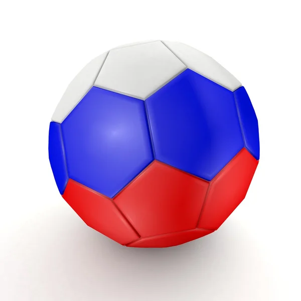 Futbol - Rusya - 3d render bayrağı