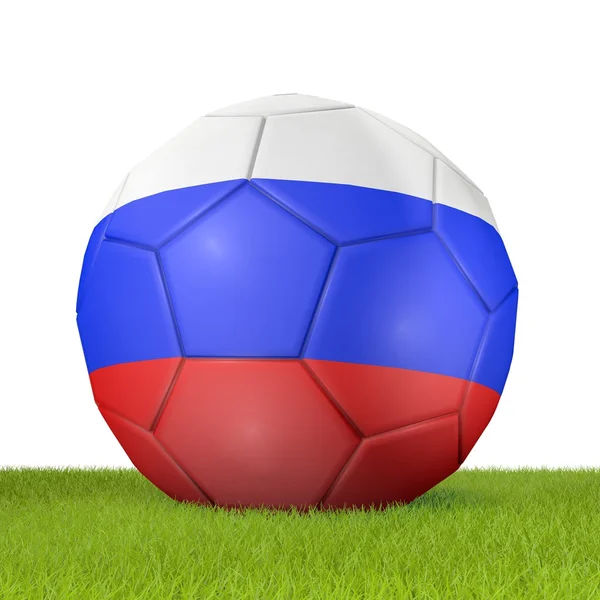 Futbol - Rusya -2 - 3d render bayrağı