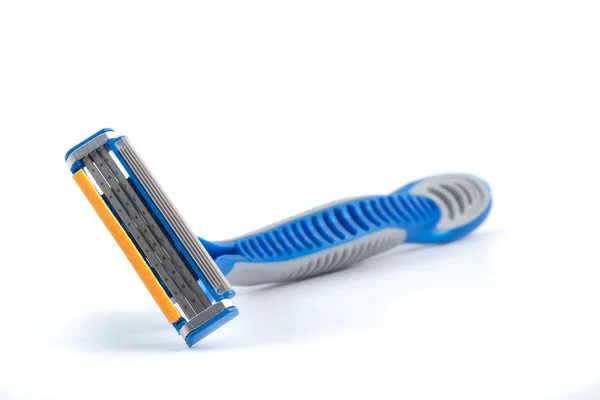 Shaving razor tri blade. — Stock Photo, Image