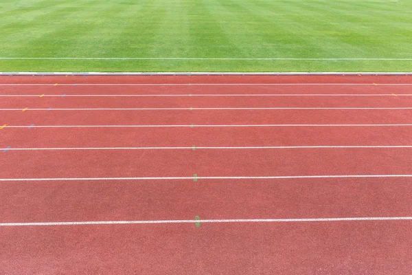 Pista de corrida, campo desportivo . — Fotografia de Stock