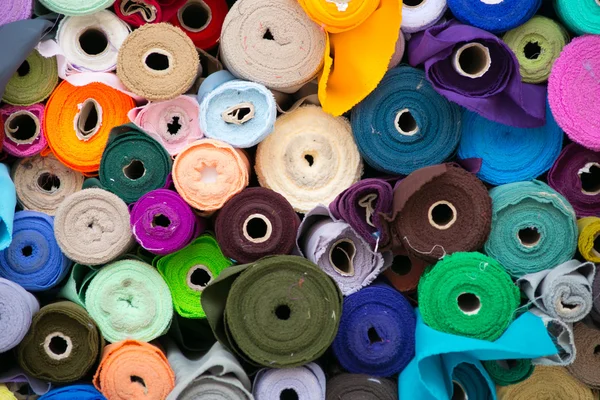 Kolorowe rolkę tkaniny. — Zdjęcie stockowe