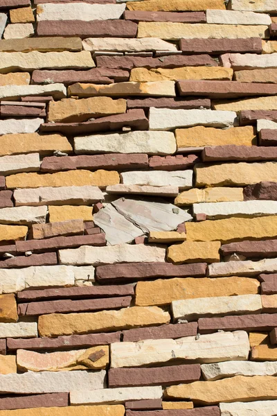 Blok zand stenen muur — Stockfoto