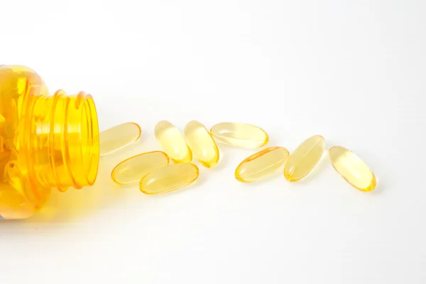 Fish Oil Omega3 capsules. — Stock Photo, Image