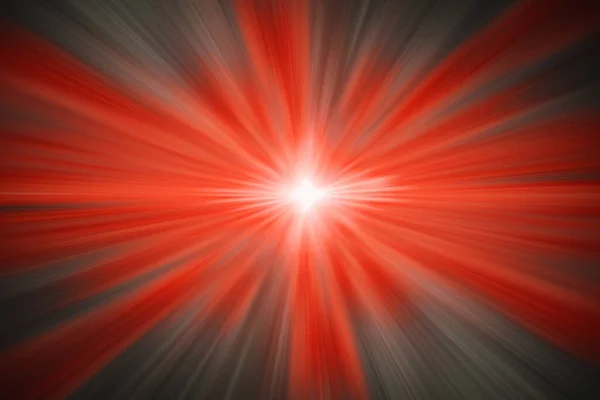 Красный Свет Вспышки Свечения Огня Зум Взрыв Высокой Скорости Эффект — стоковое фото