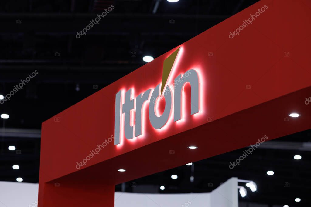 Itron, Inc. is an American technology company that offers products and services for energy and water resource management. 10 September 2025, Bangkok, THAILAND.