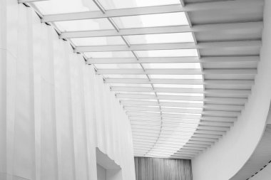 Modern mimari tasarım, ışık ve gölge, çağdaş sanat formu desen tasarımı için siyah ve beyaz renk