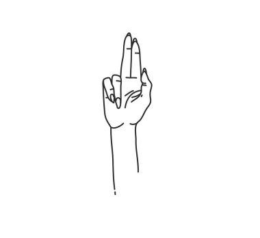 El çizimi vektör soyut düz grafik çizimi logo unsurları ile, kadın moda sihirli çizgi sanat dokunuşu markalaşma için basit tarzda, beyaz arka planda izole