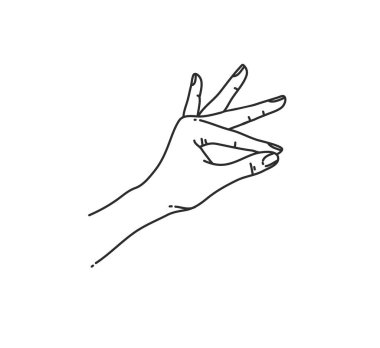 El çizimi vektör soyut düz grafik çizimi logo unsurları ile, kadın moda sihirli çizgi sanat dokunuşu markalaşma için basit tarzda, beyaz arka planda izole