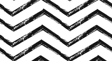El çizimi kaba geometrik, tek renkli, dikişsiz, siyah ve beyaz renklerde tek renkli vektör çizimi. El yapımı grunge fırçası. Moda, kumaş ve kumaş için İskandinav konsepti tasarımı..