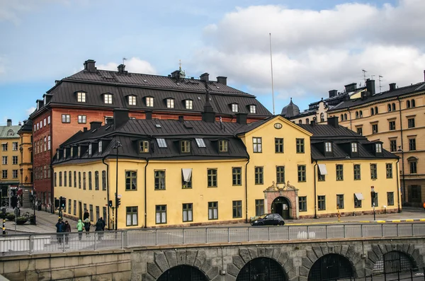 Gebäude in der Altstadt von Stockholm — Stockfoto