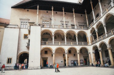Royal Wawel Castle courtyard