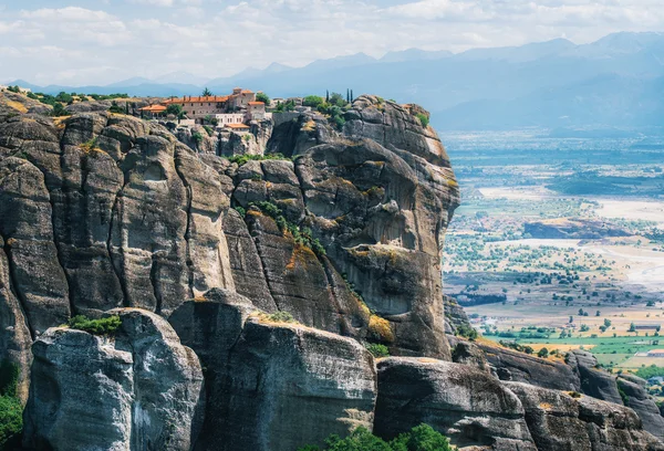 Η Ιερά Μονή του St. Stephen στο συγκρότημα των Μετεώρων μοναστήρια στην Ελλάδα — Φωτογραφία Αρχείου