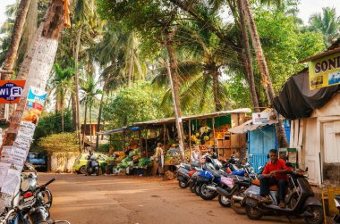 Suyu Chapora merkezinde. Goa en ünlü yerlerinden biri.