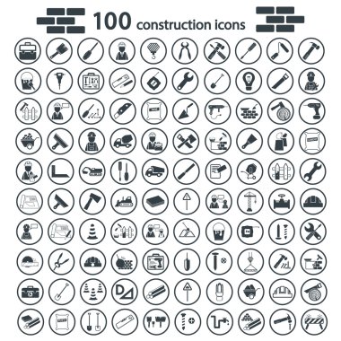 İnşaat Icon set
