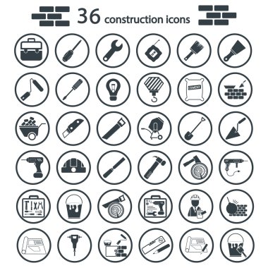 İnşaat Icon set