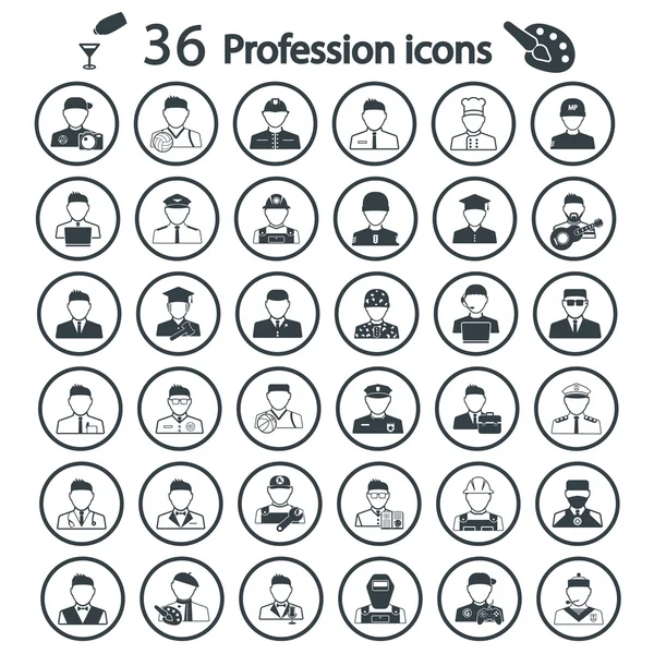 büyük meslek Icon set