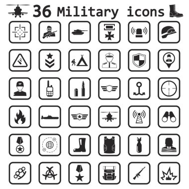 Askeri Icon Icon set