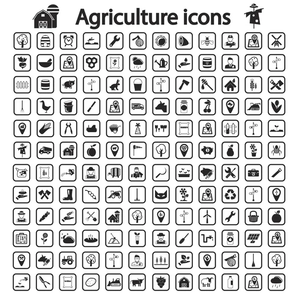 Conjunto de icono Agricultura — Vector de stock