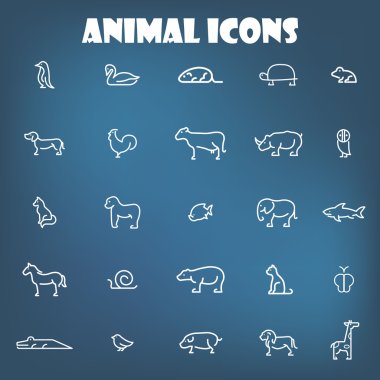 büyük aninal Icon set