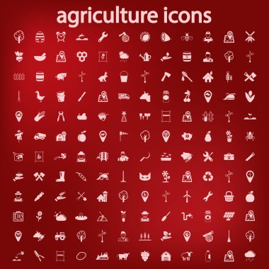 büyük tarım Icon set