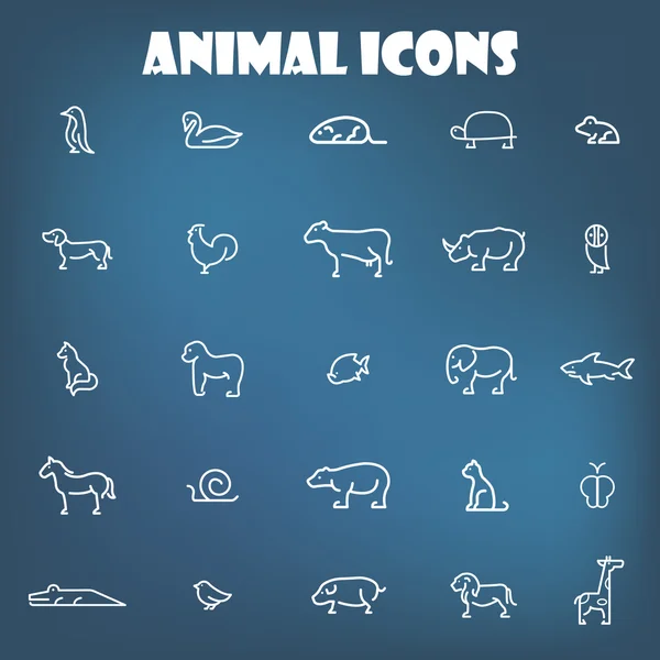 büyük aninal Icon set