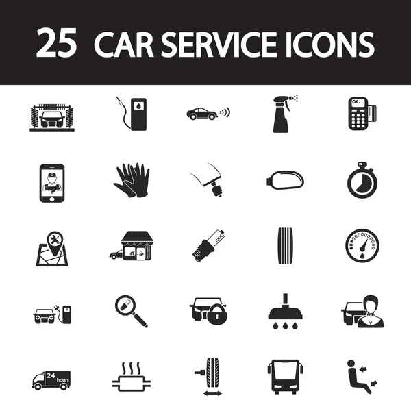 Samochód usługa zestaw ikon — Wektor stockowy