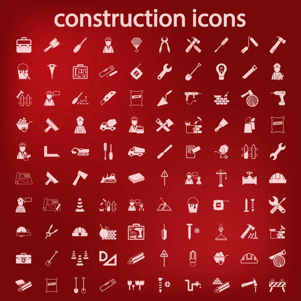 Big construction set icon — Stock Vector