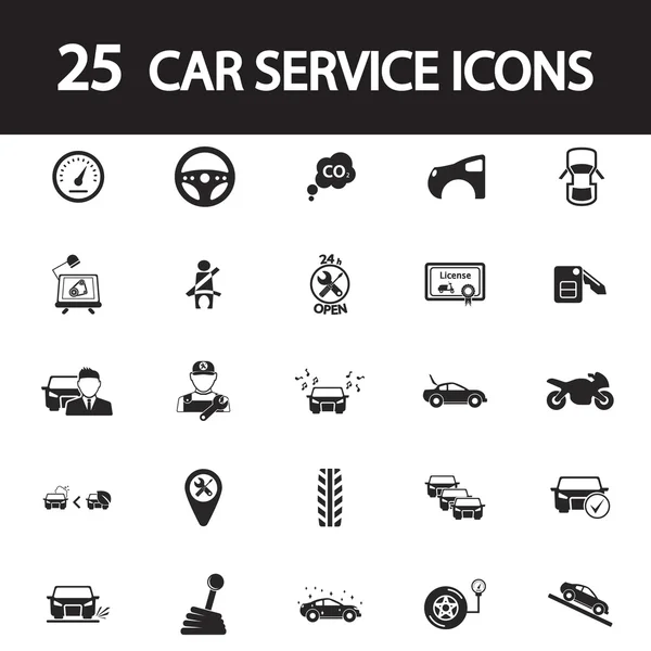 Car service icons set — Stock Illustration Car service icons set Stock Vector