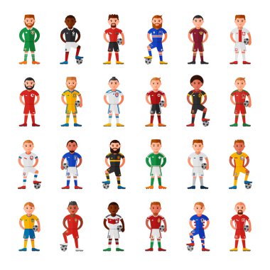 futbol takımları düz simgesi