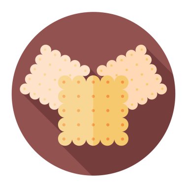 Bisküvi düz renkli simge