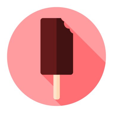 Eskimo pasta düz simgesi