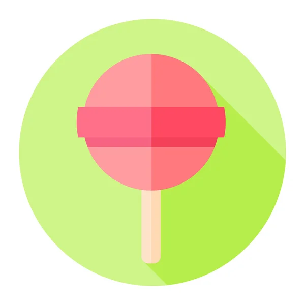 Lollipop flat colorful icon — Stock Vector