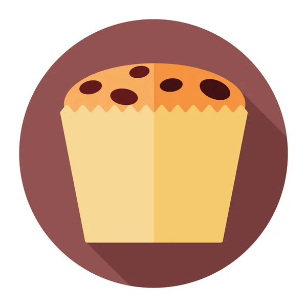 Ciasto płaskie kolorowe ikony — Wektor stockowy