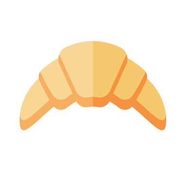 kruvasan düz renkli simge