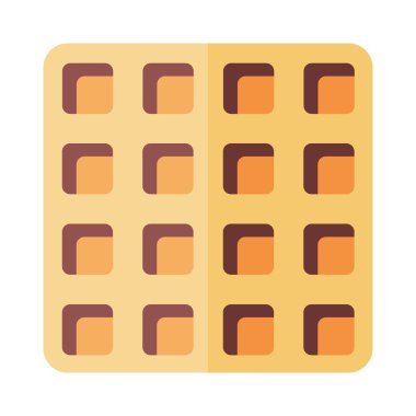 Bisküvi düz renkli simge