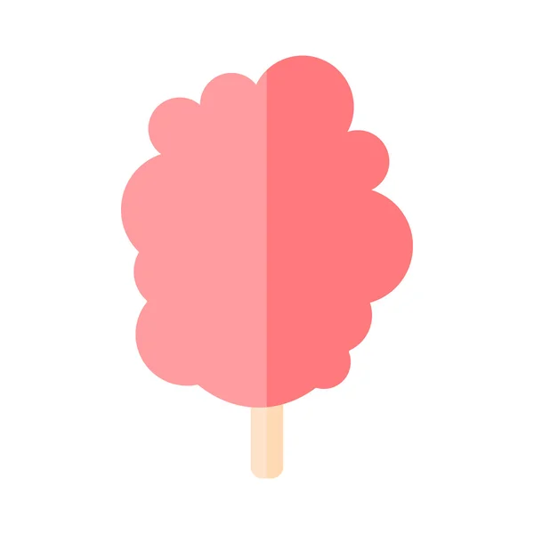 Zucchero filato icona colorata — Vettoriale Stock