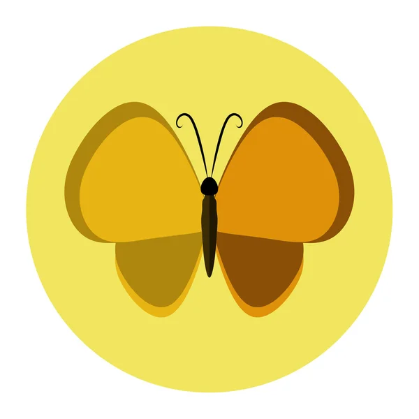 Colore insetti icona piatta — Vettoriale Stock