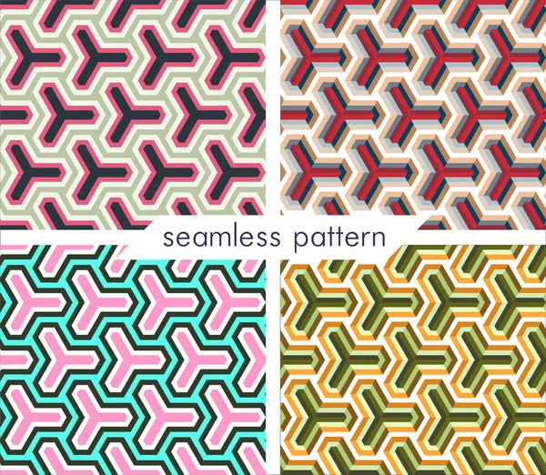 Seamless pattern set 11 — Stock Vector