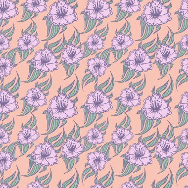 Çiçekler pürüzsüz desen